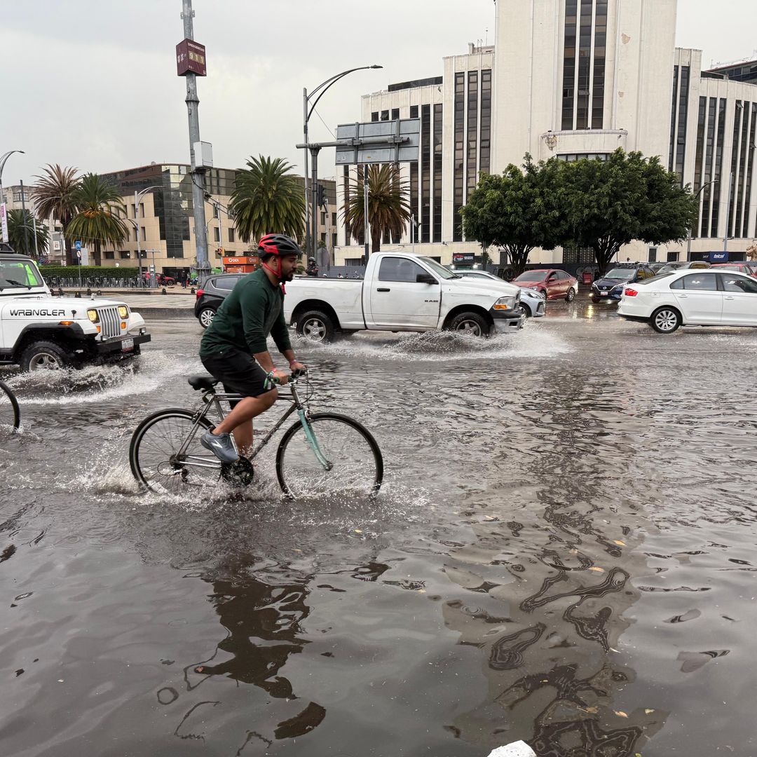 Lluvia fuerte hoy en CDMX